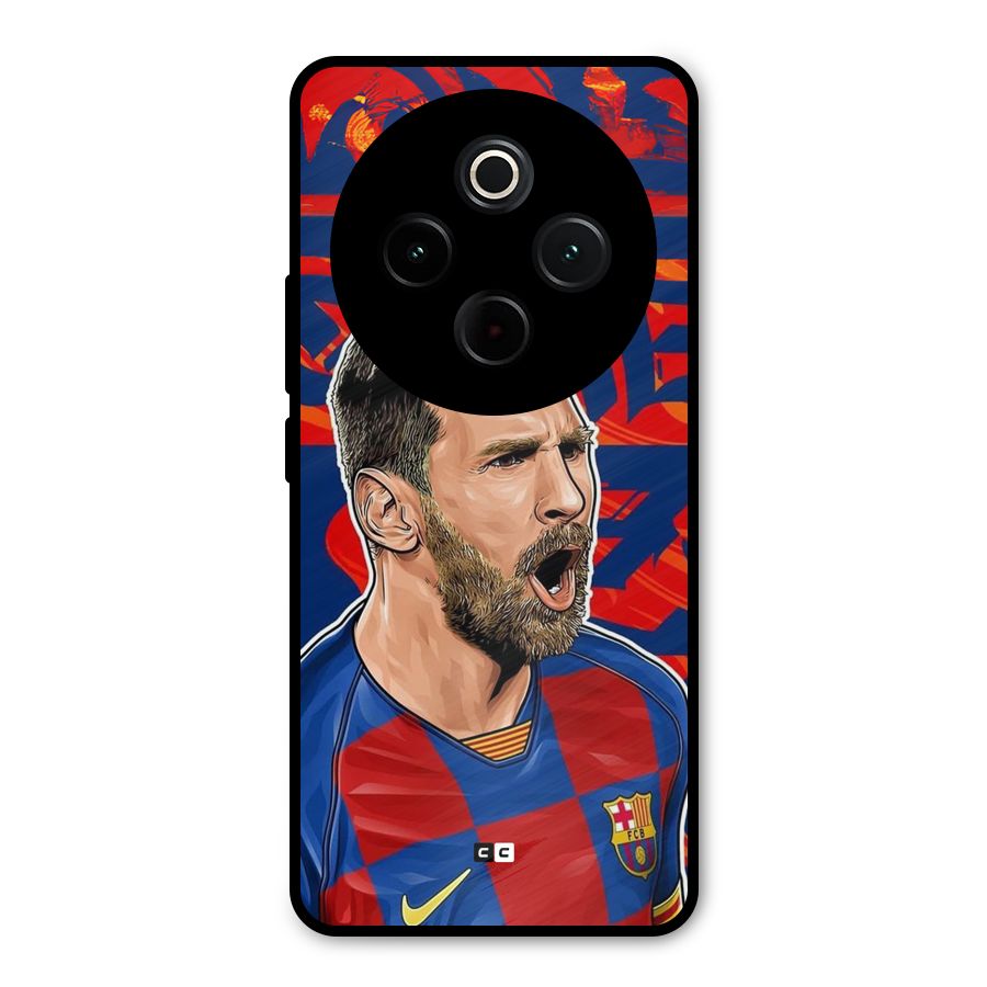 Roaring Soccer Star Metal Back Case for Vivo T4