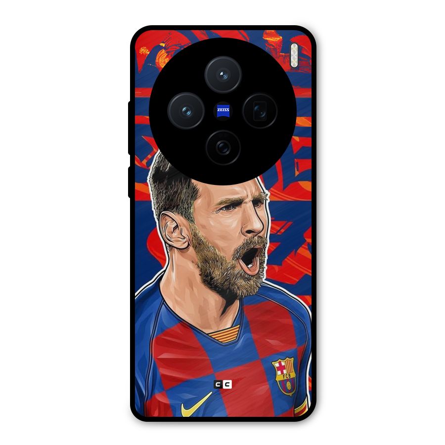 Roaring Soccer Star Metal Back Case for Vivo X200
