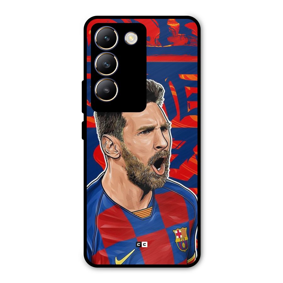 Roaring Soccer Star Metal Back Case for Vivo Y200e