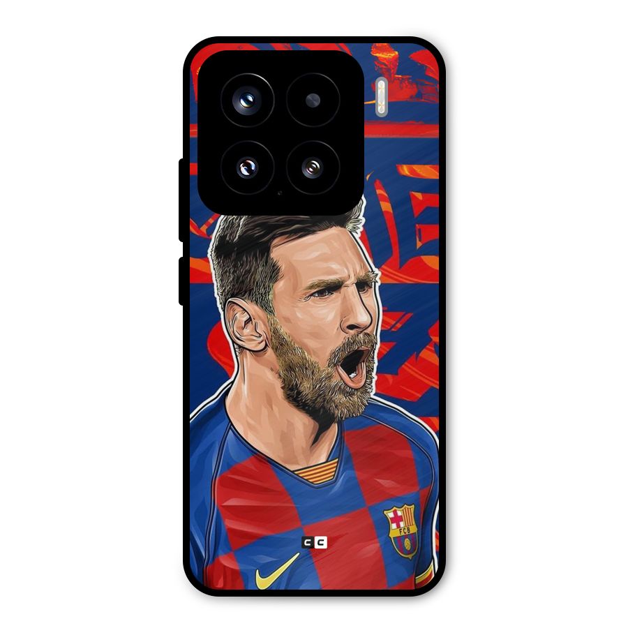 Roaring Soccer Star Metal Back Case for Xiaomi 15