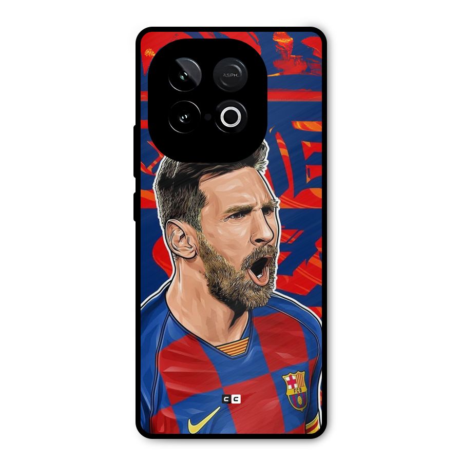 Roaring Soccer Star Metal Back Case for iQOO Neo 10
