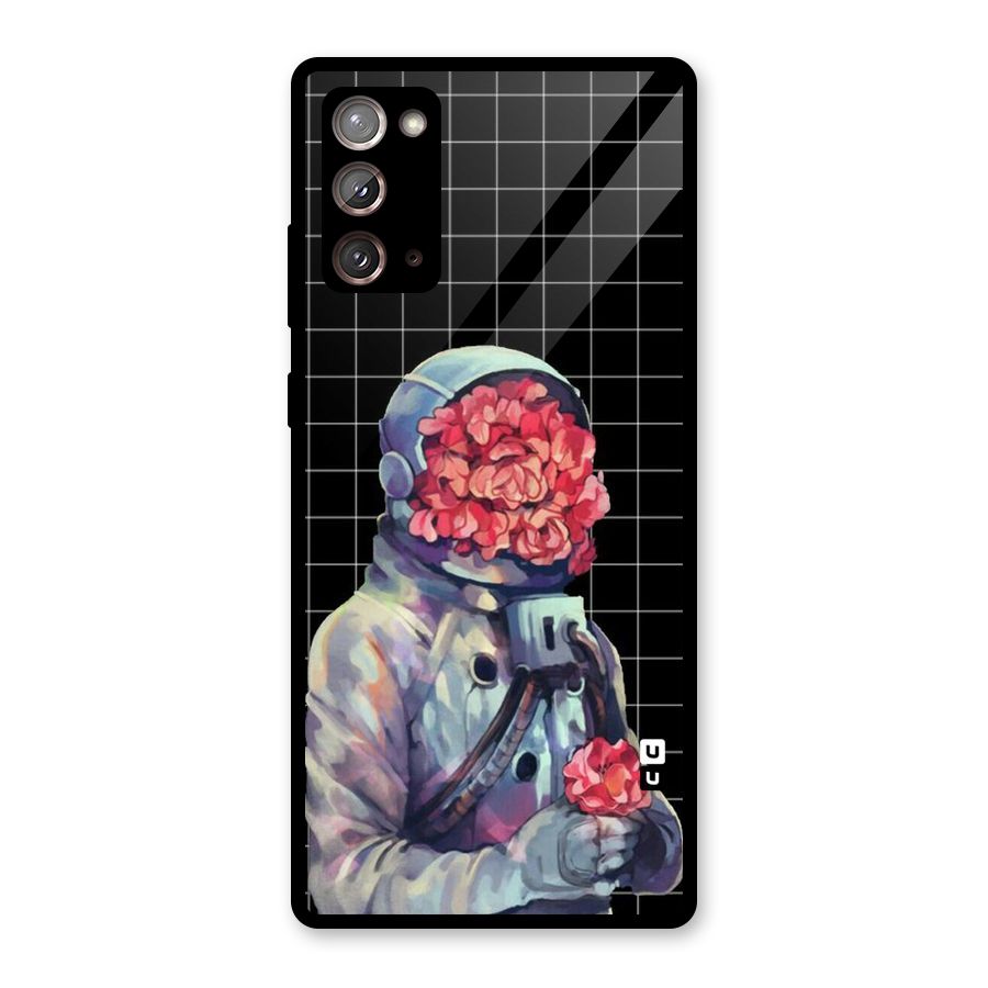 Robot Rose Glass Back Case for Galaxy Note 20