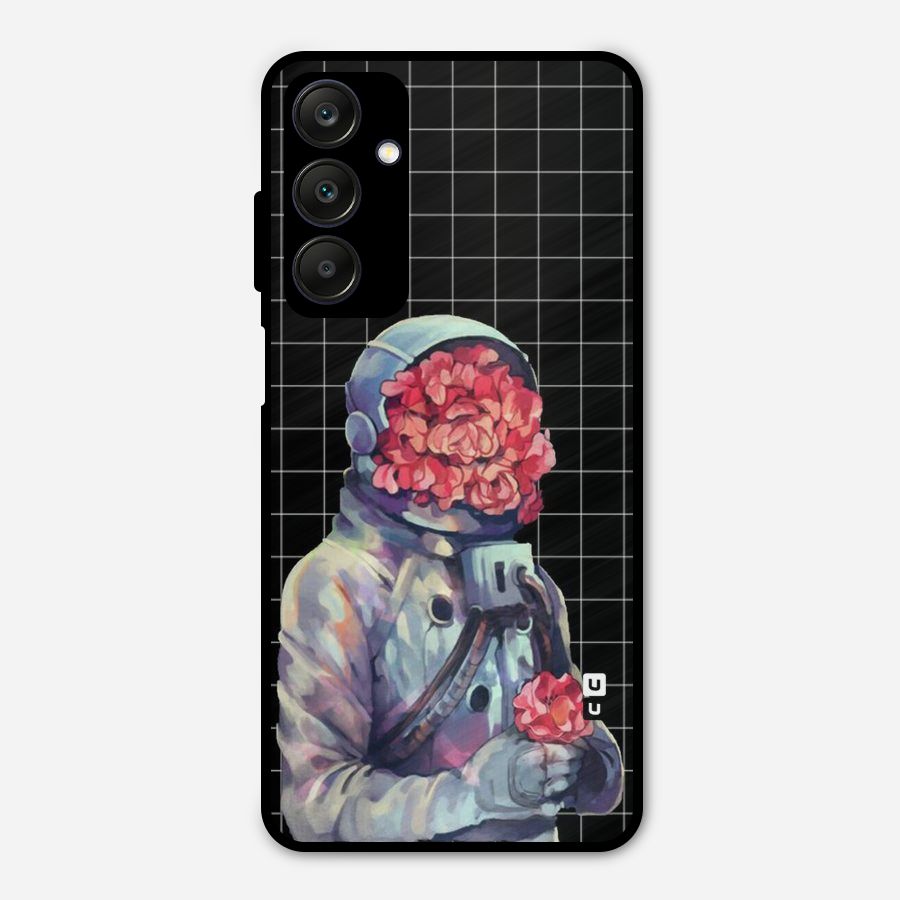 Robot Rose Metal Back Case for Galaxy A25 5G