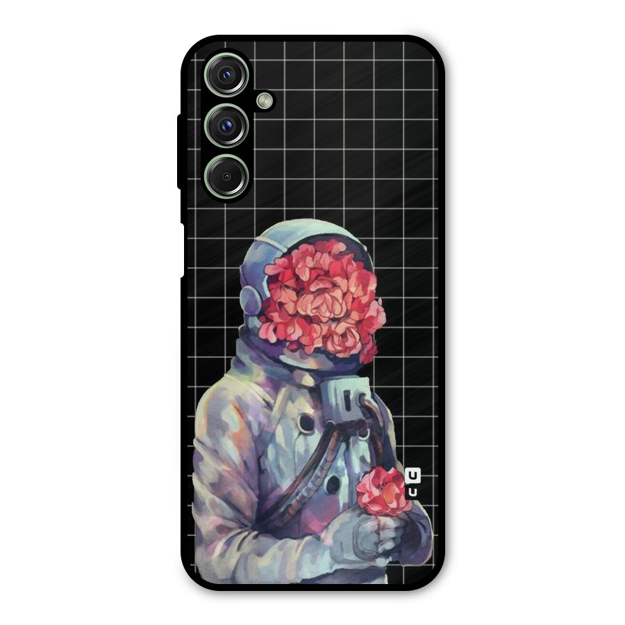 Robot Rose Metal Back Case for Galaxy F34