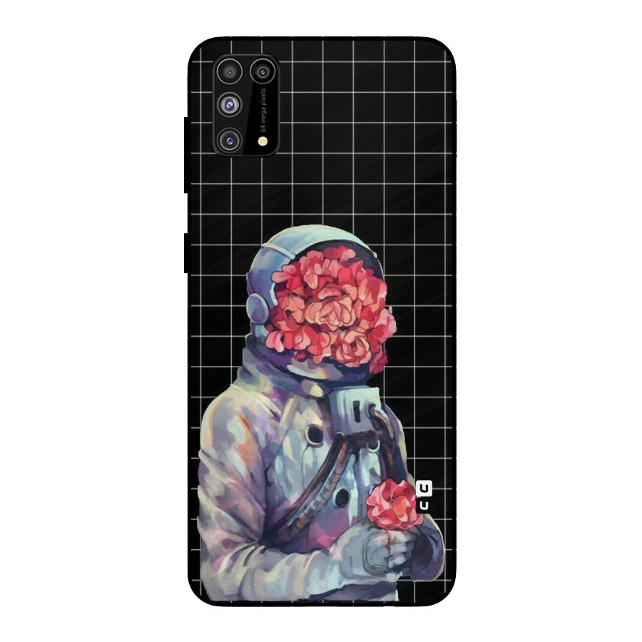 Robot Rose Metal Back Case for Galaxy M31