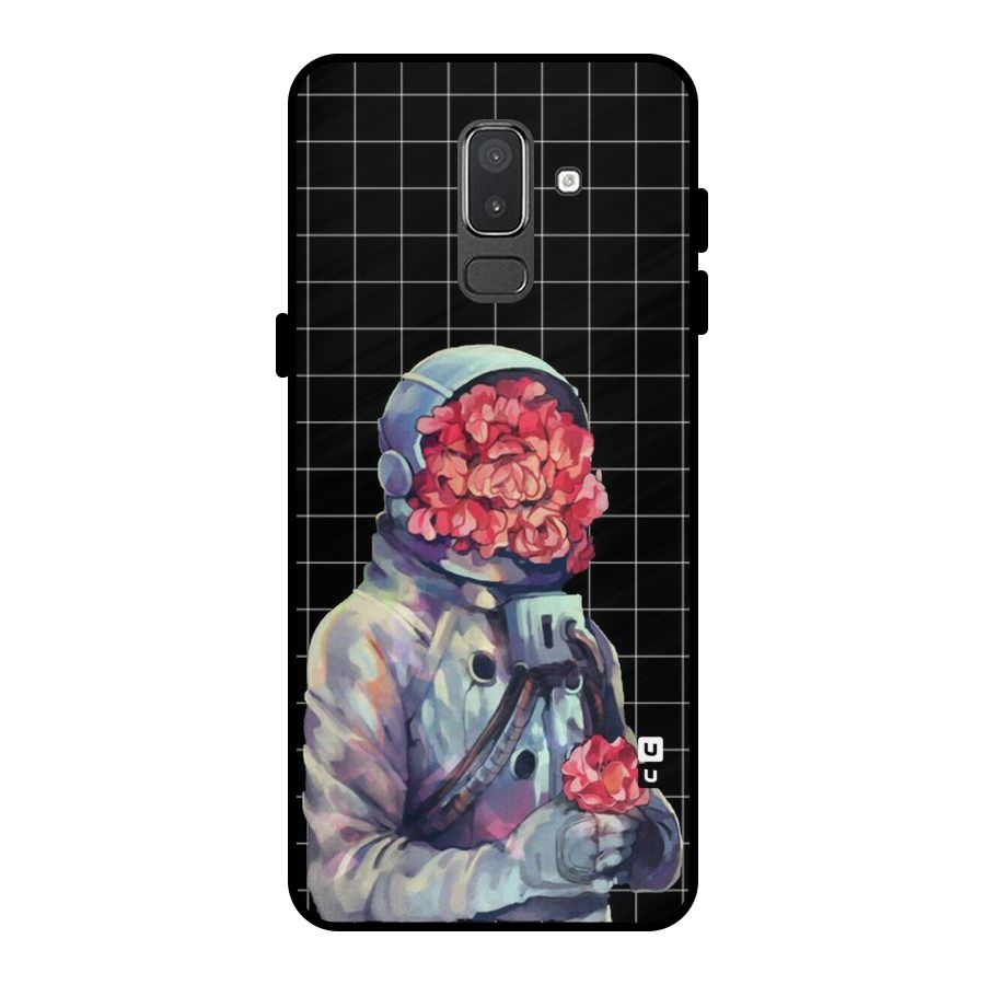 Robot Rose Metal Back Case for Galaxy On8 (2018)