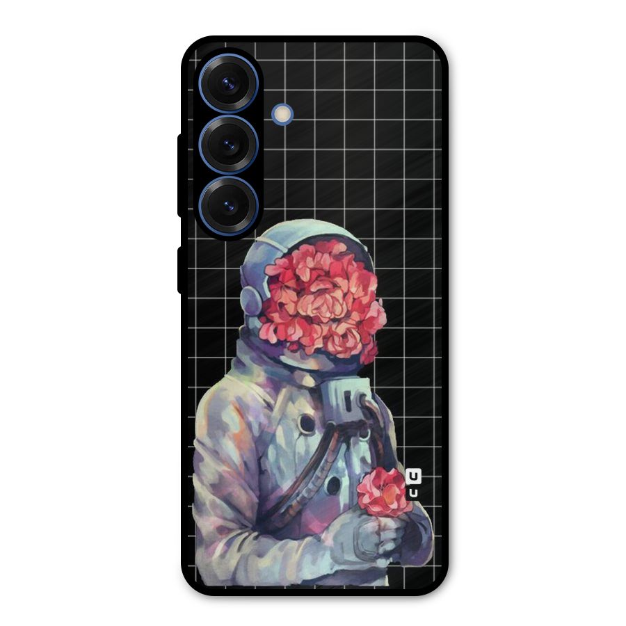 Robot Rose Metal Back Case for Galaxy S25