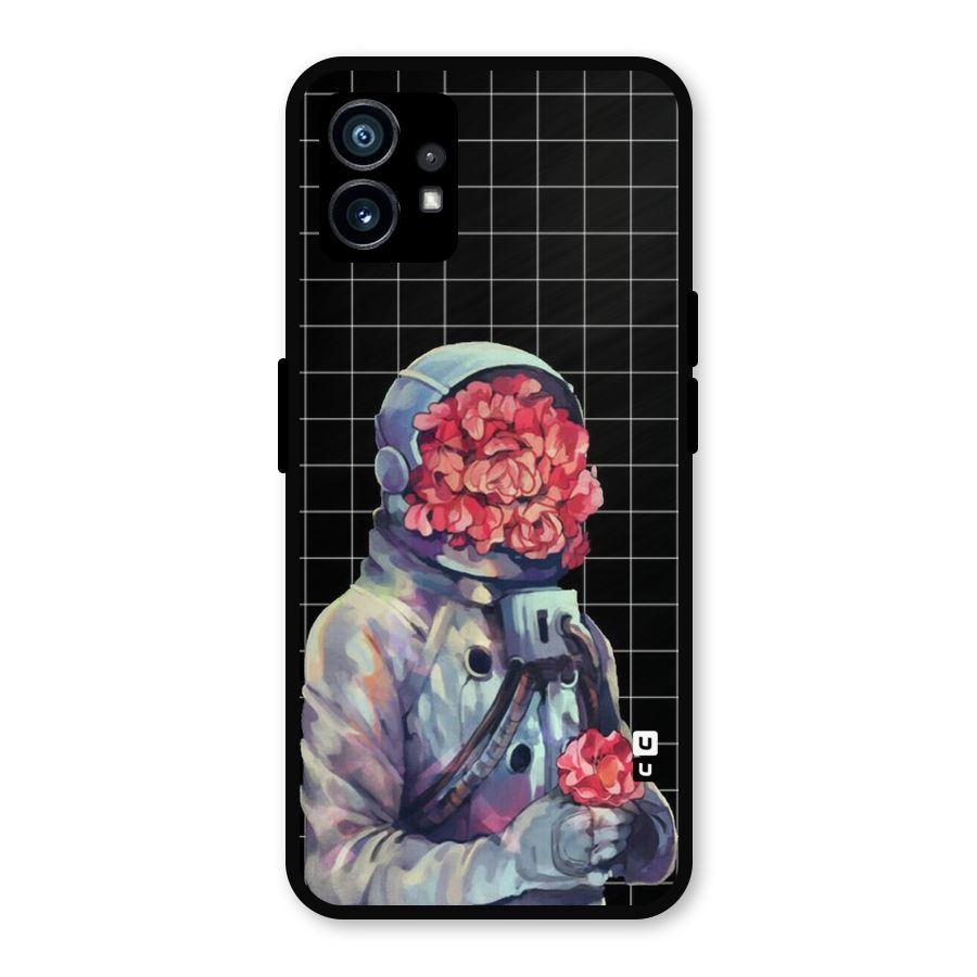 Robot Rose Metal Back Case for Nothing Phone 1