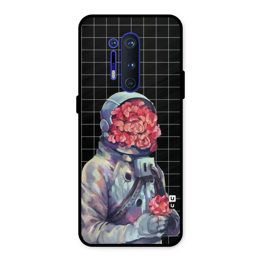 Robot Rose Metal Back Case for OnePlus 8 Pro