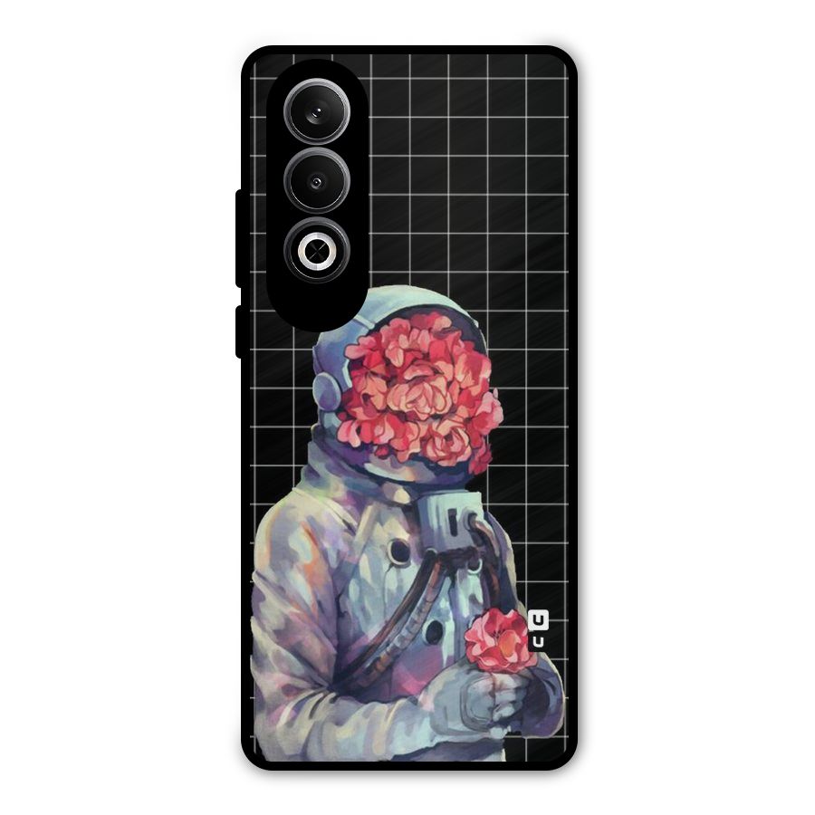 Robot Rose Metal Back Case for OnePlus Nord CE4