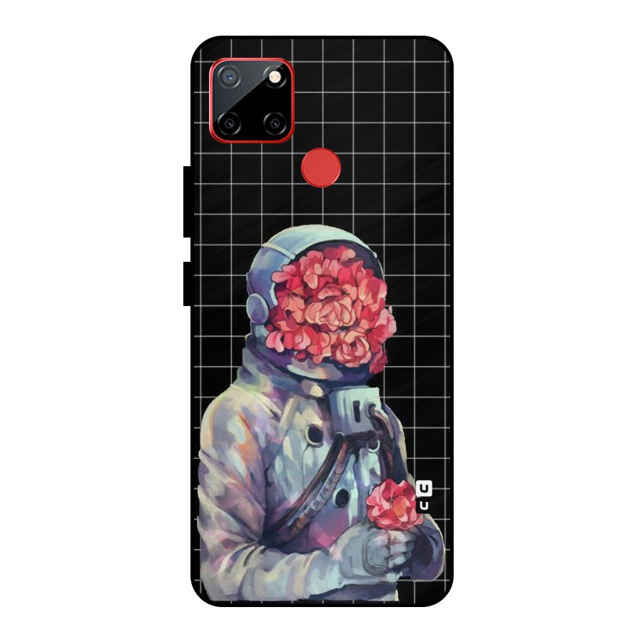 Robot Rose Metal Back Case for Realme C12