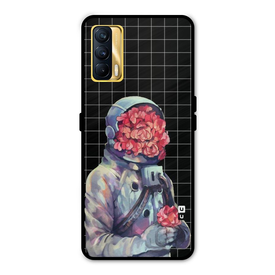 Robot Rose Metal Back Case for Realme X7