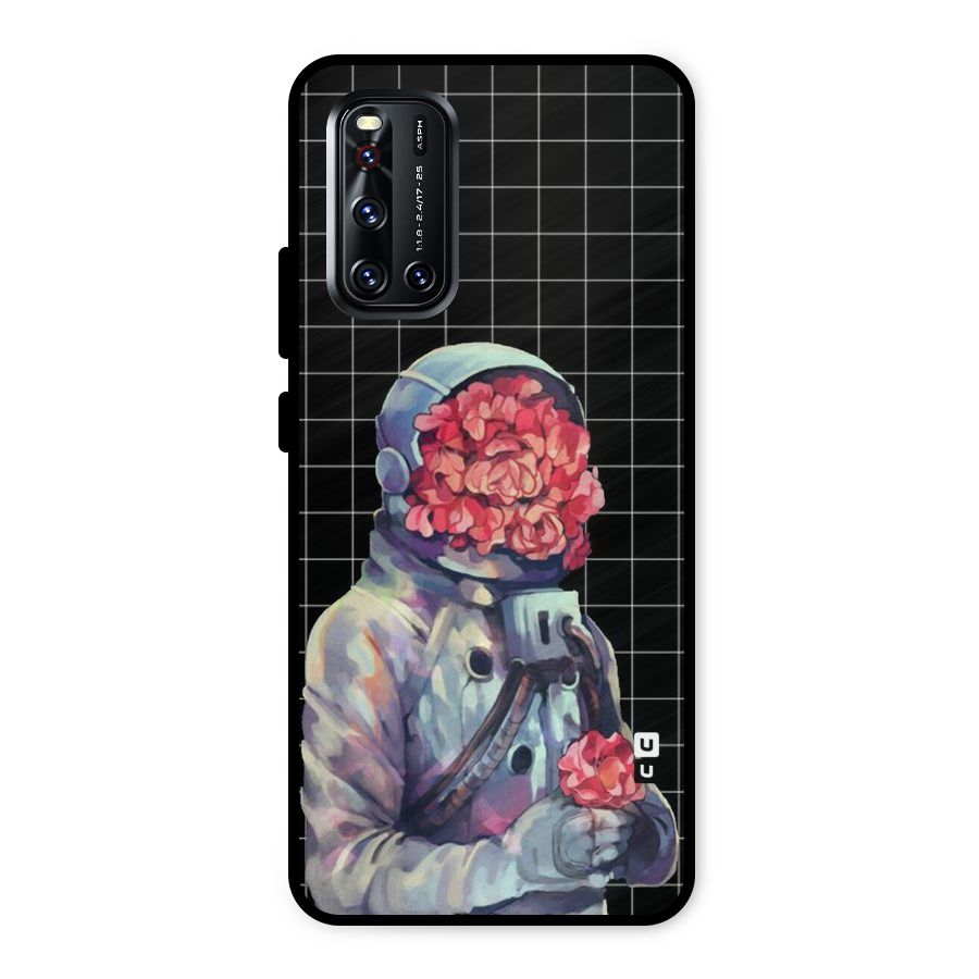 Robot Rose Metal Back Case for Vivo V19