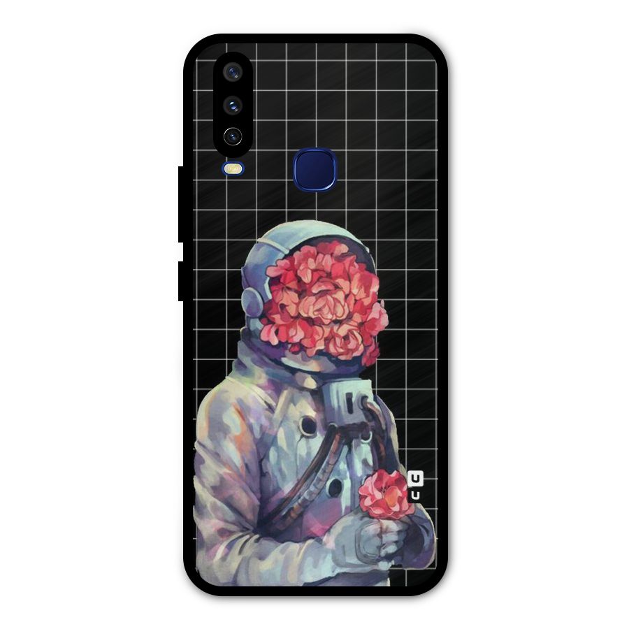 Robot Rose Metal Back Case for Vivo Y15