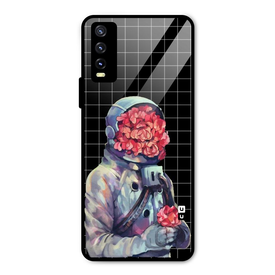 Robot Rose Metal Back Case for Vivo Y20