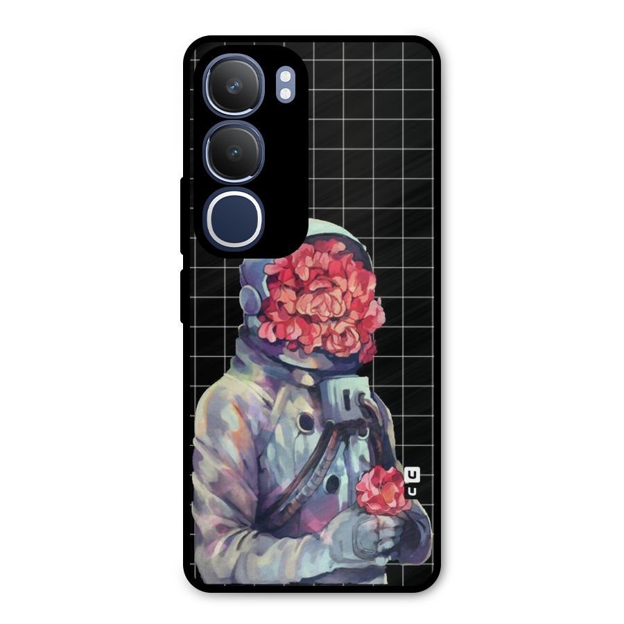 Robot Rose Metal Back Case for Vivo Y29