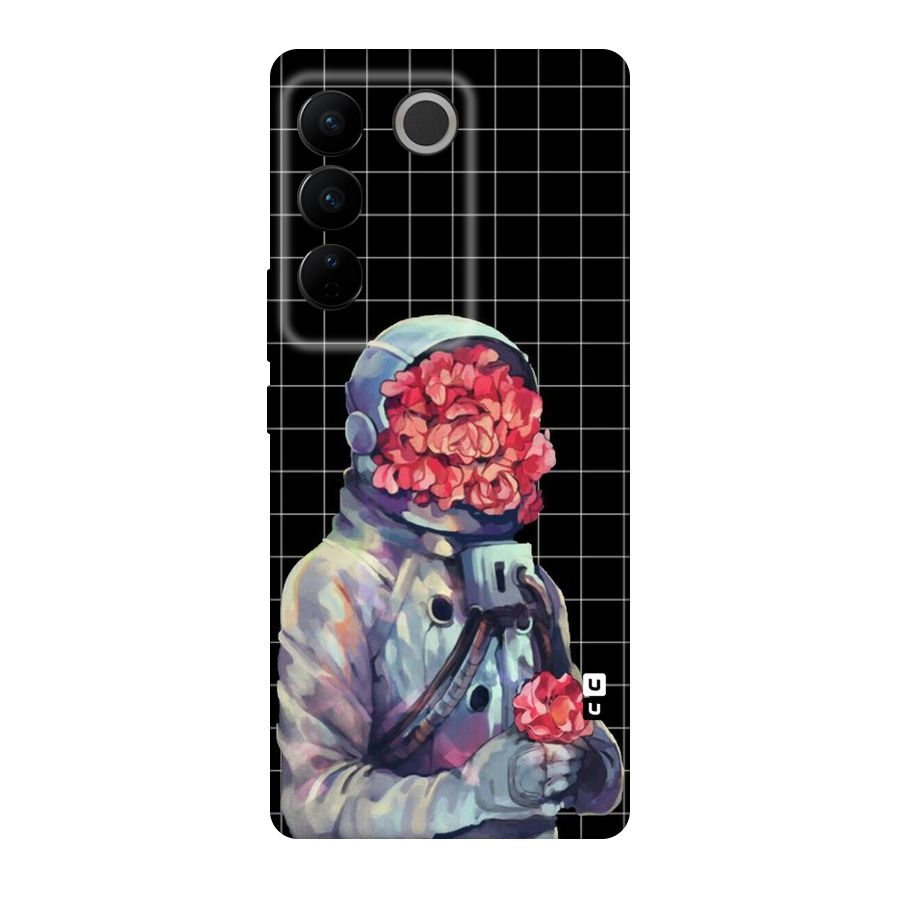 Robot Rose Original Polycarbonate Back Case for Vivo V27