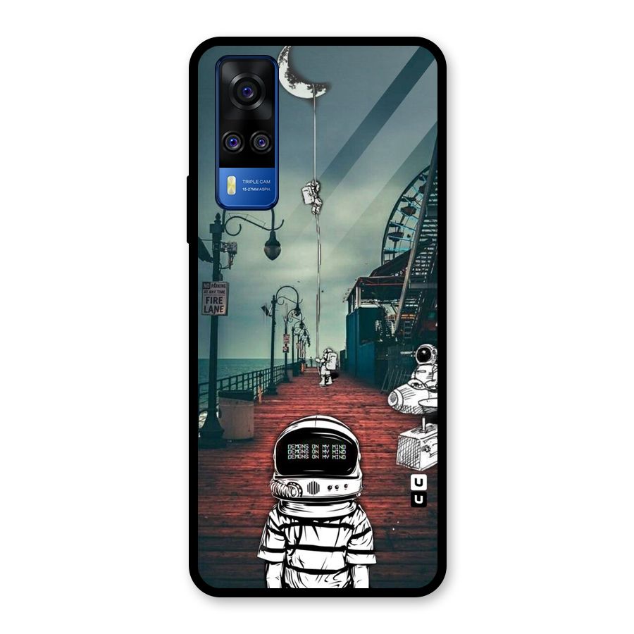 Robotic Design Glass Back Case for Vivo Y31