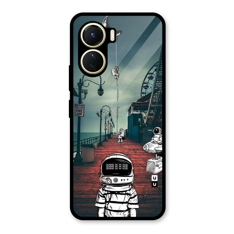 Robotic Design Glass Back Case for Vivo Y56
