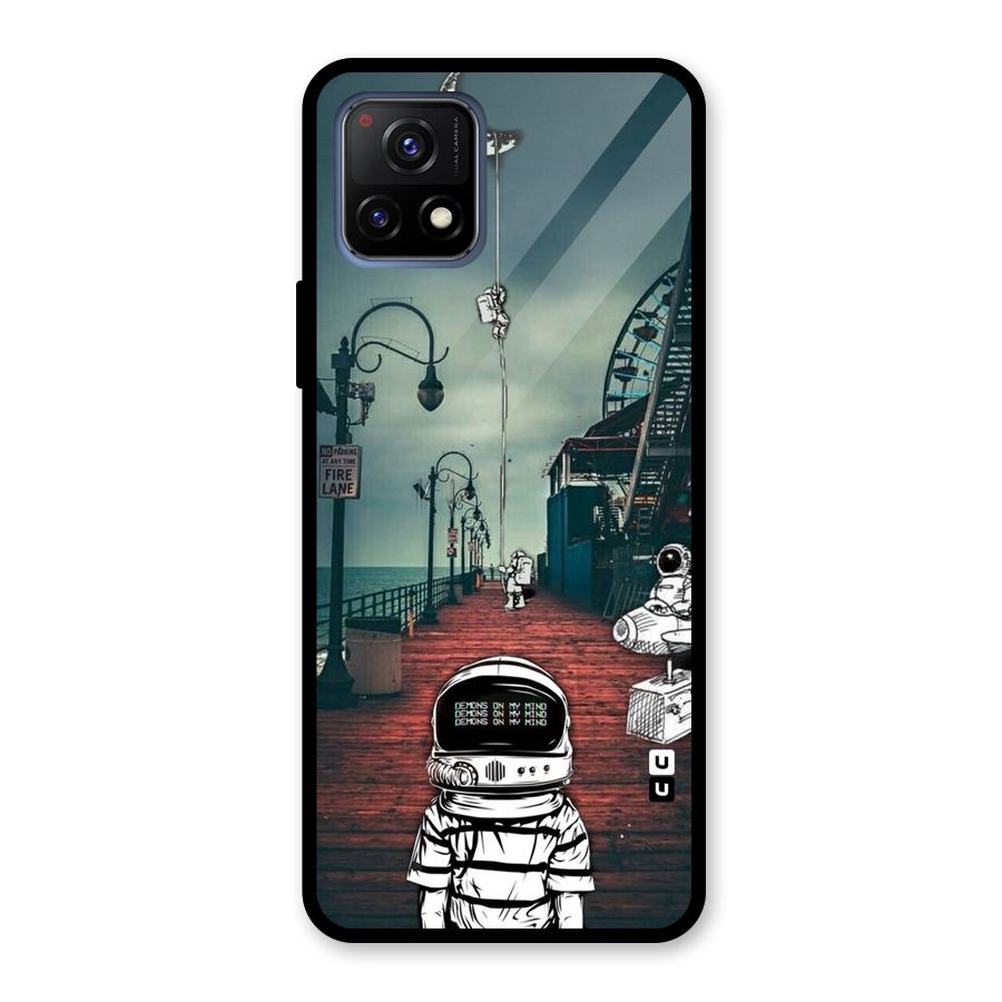 Robotic Design Glass Back Case for Vivo Y72 5G
