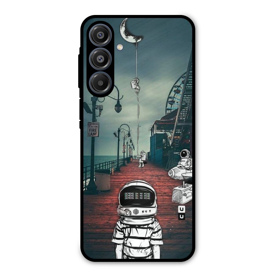 Robotic Design Metal Back Case for Galaxy A16 5G