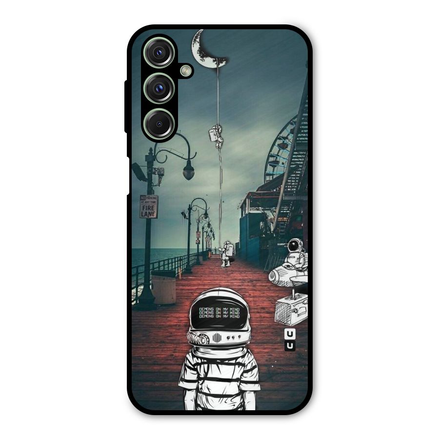 Robotic Design Metal Back Case for Galaxy M34