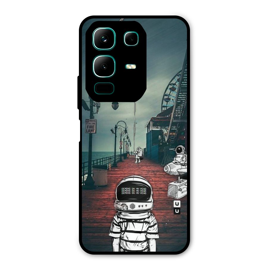 Robotic Design Metal Back Case for Infinix Note 50x