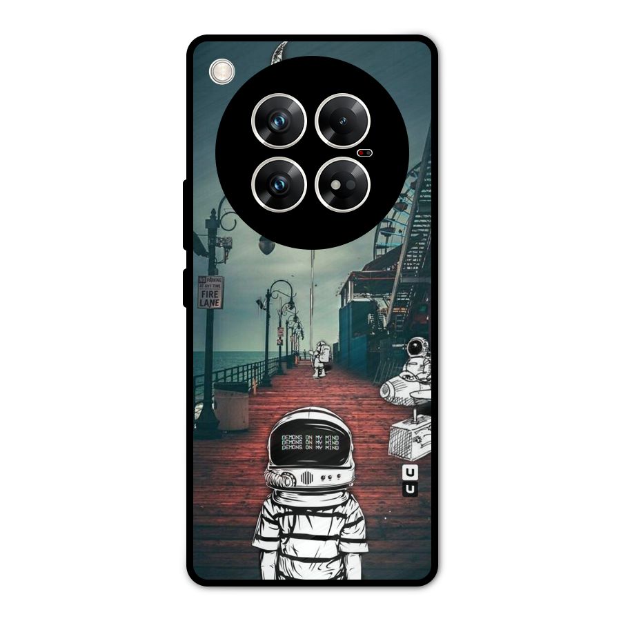Robotic Design Metal Back Case for Infinix Zero 40 5G