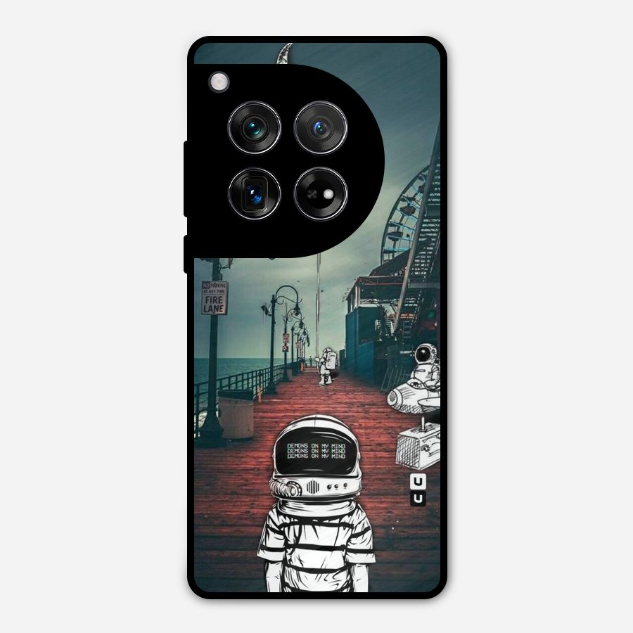 Robotic Design Metal Back Case for OnePlus 12