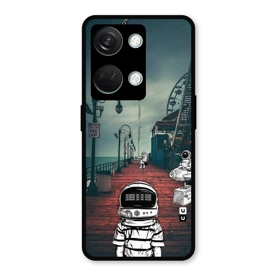 Robotic Design Metal Back Case for OnePlus Nord 3