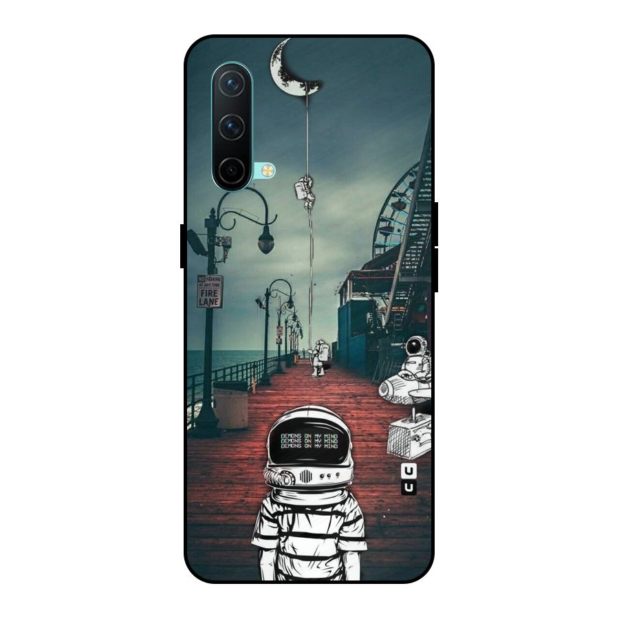 Robotic Design Metal Back Case for OnePlus Nord CE 5G