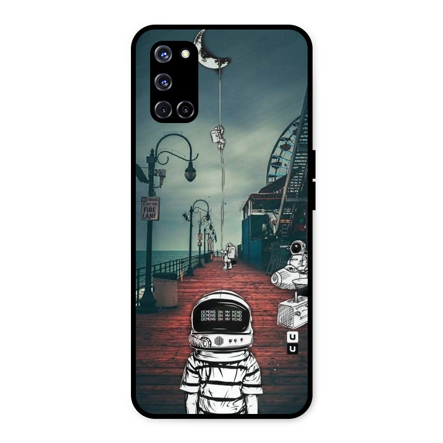 Robotic Design Metal Back Case for Oppo A52