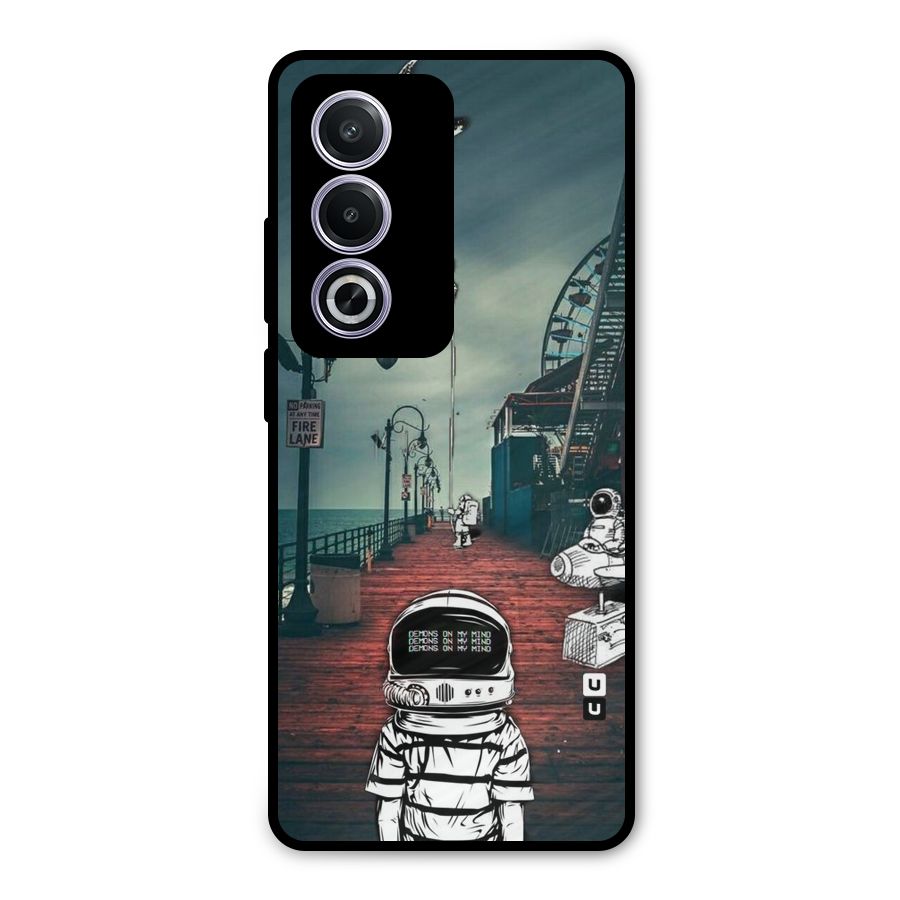 Robotic Design Metal Back Case for Oppo K12x