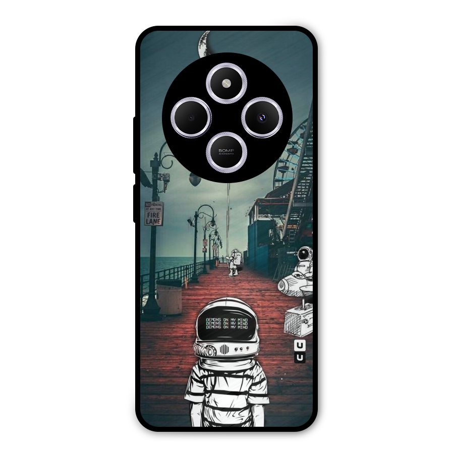 Robotic Design Metal Back Case for Poco M7
