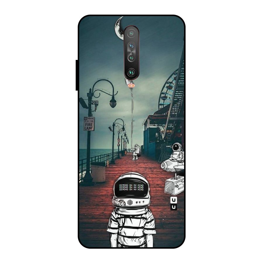 Robotic Design Metal Back Case for Poco X2