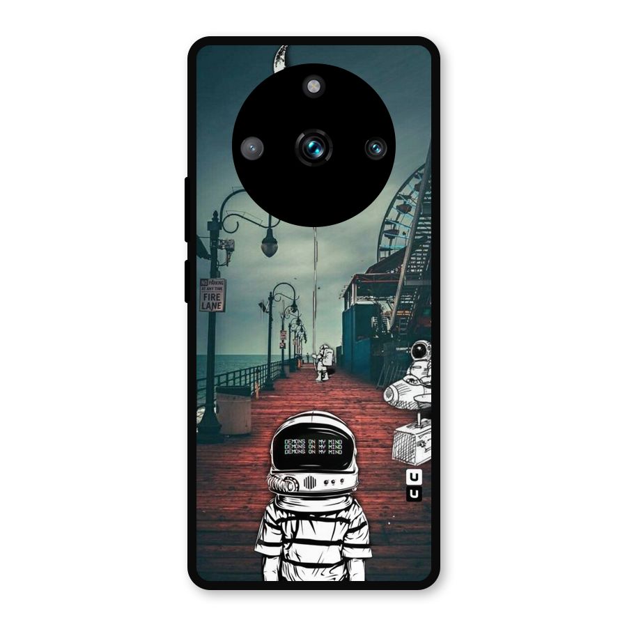 Robotic Design Metal Back Case for Realme 11 Pro Plus