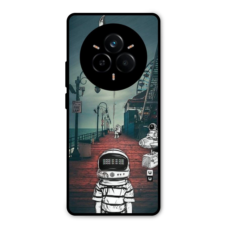 Robotic Design Metal Back Case for Realme 14 Pro Plus