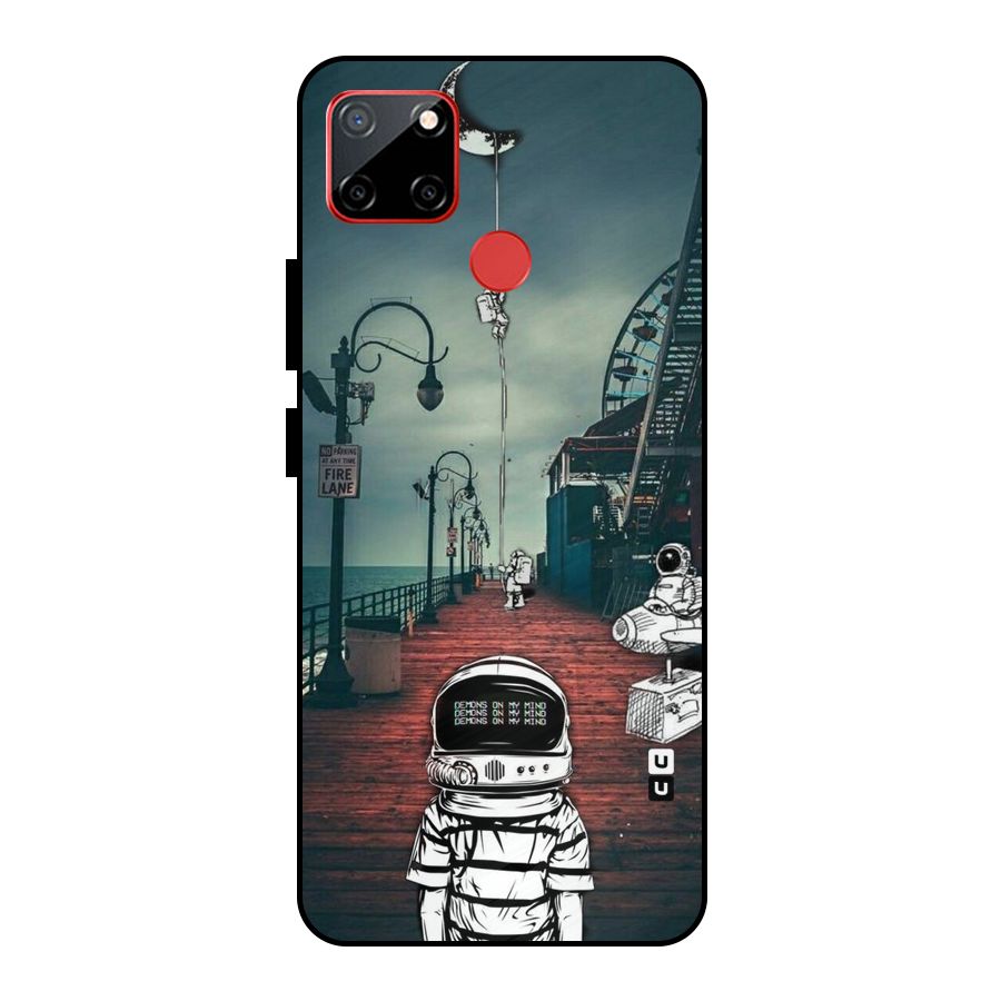 Robotic Design Metal Back Case for Realme C12