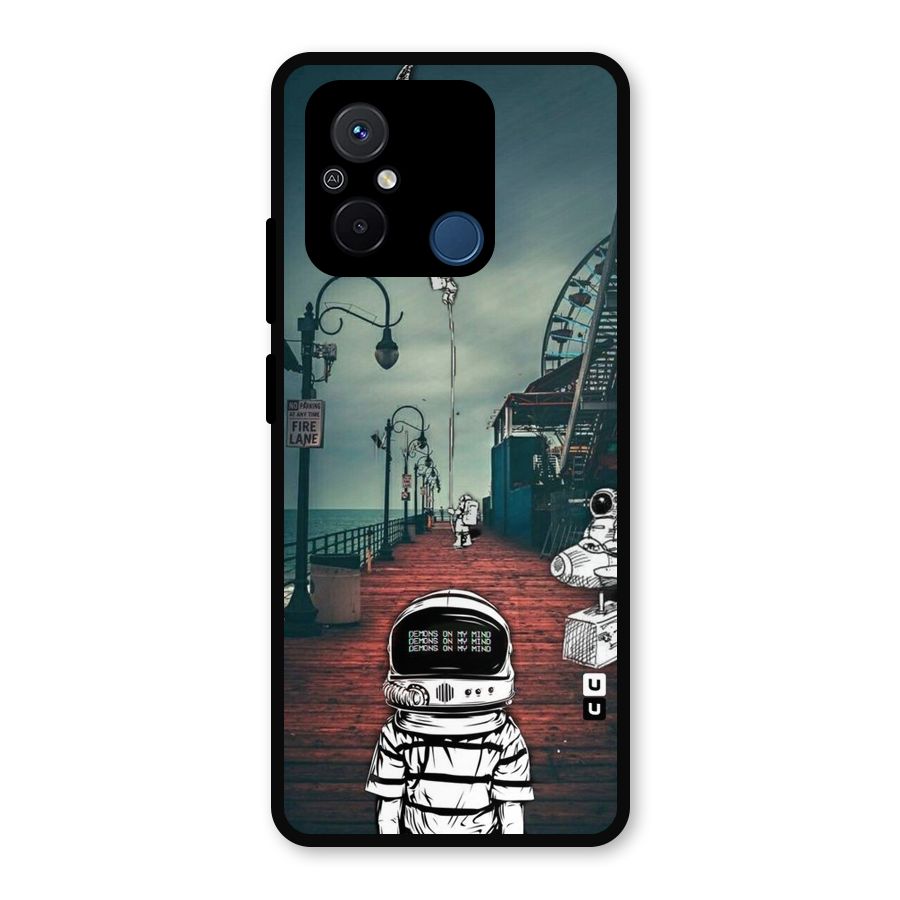 Robotic Design Metal Back Case for Redmi 12C