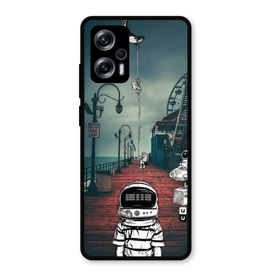 Robotic Design Metal Back Case for Redmi K50i