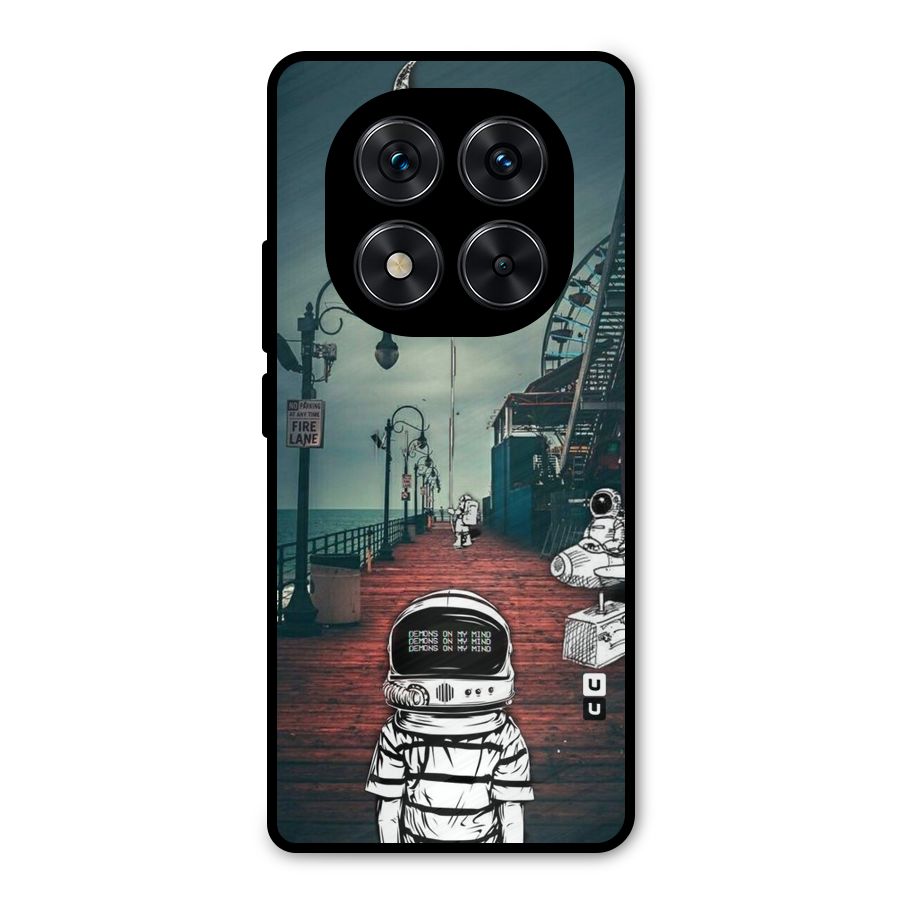 Robotic Design Metal Back Case for Redmi Note 14 Pro 5G
