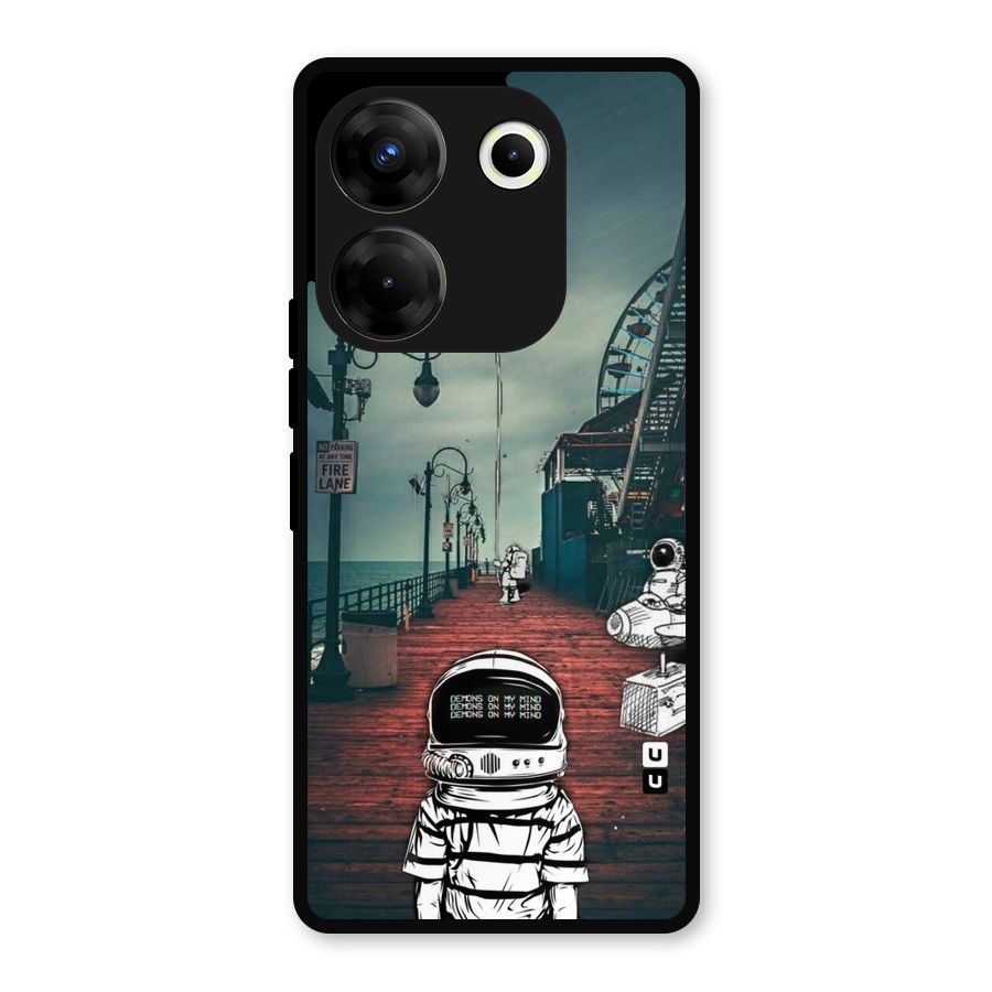 Robotic Design Metal Back Case for Tecno Camon 20