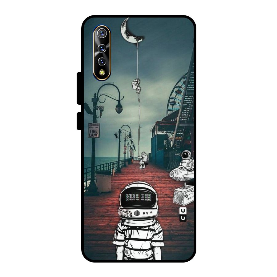Robotic Design Metal Back Case for Vivo S1