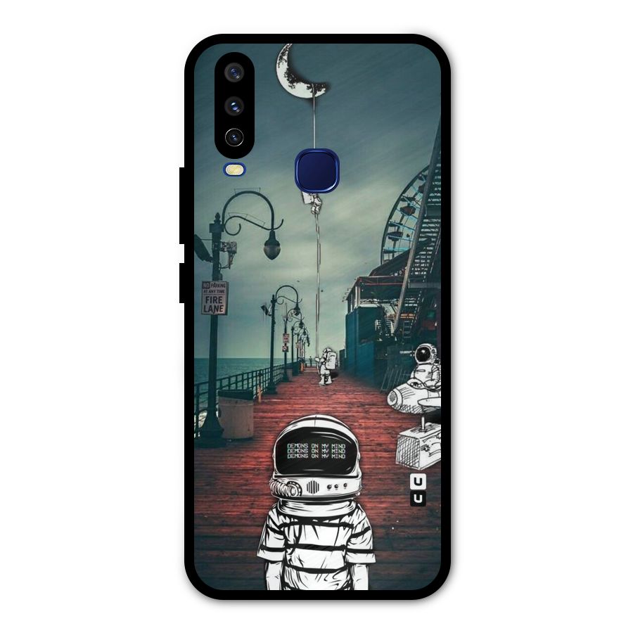 Robotic Design Metal Back Case for Vivo V17