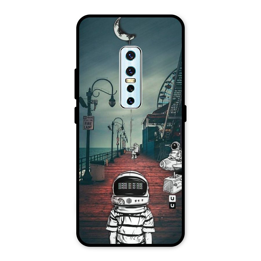 Robotic Design Metal Back Case for Vivo V17 Pro