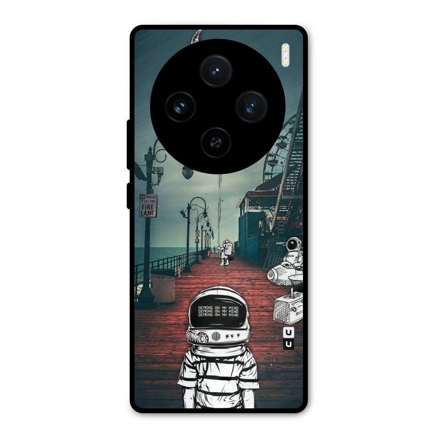 Robotic Design Metal Back Case for Vivo X100