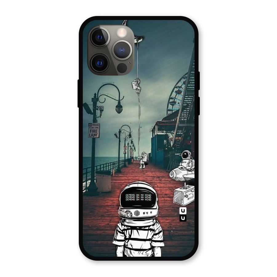 Robotic Design Metal Back Case for iPhone 12 Pro