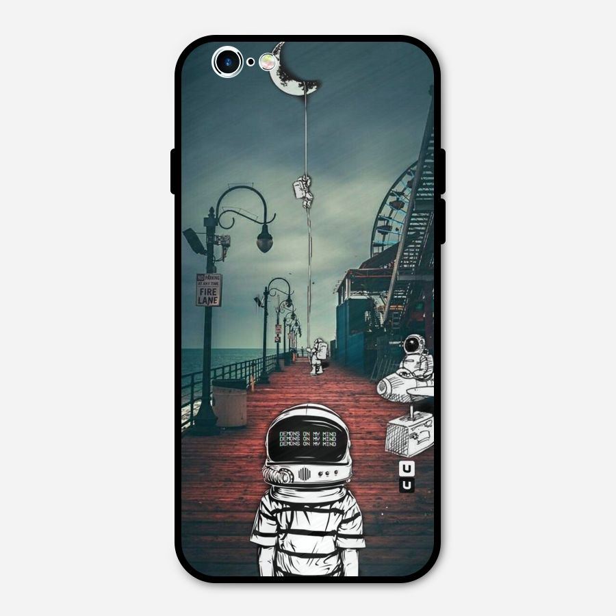 Robotic Design Metal Back Case for iPhone 6 6s
