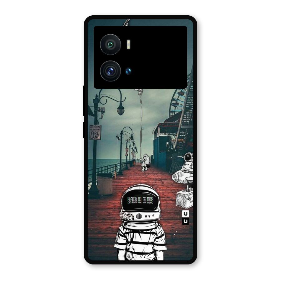 Robotic Design Metal Back Case for iQOO 9 Pro