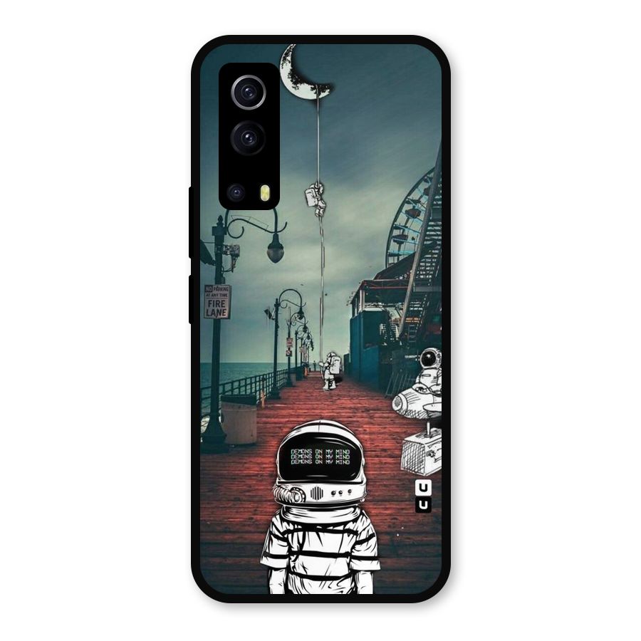 Robotic Design Metal Back Case for iQOO Z3